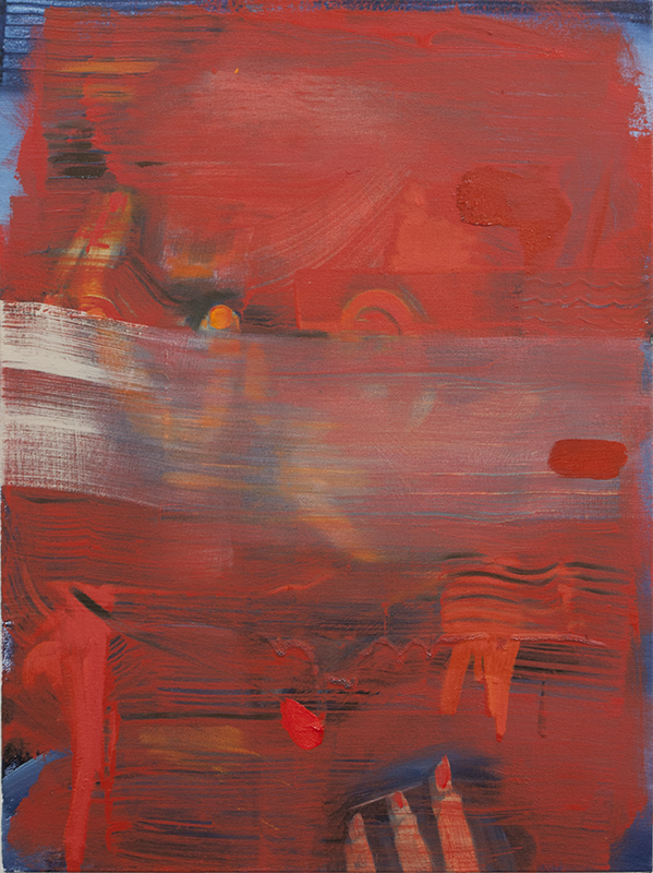 Kiss I, oil on canvas, 56x42cm, 2014 (ss)